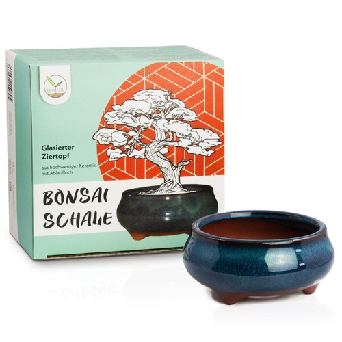 Bonsai schale marineblau - bonsai, in