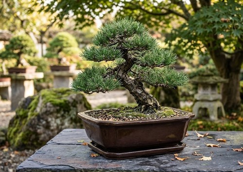 Bonsai pflanzgefäß mit - pflanzgefäß,